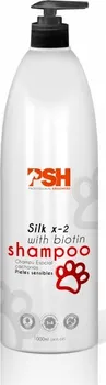 Kosmetika pro psa PSH Hedvábný šampon X2 s biotinem 1 l