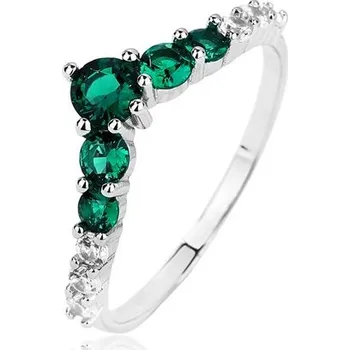 Prsten Prsten SILVERINO se zirkony 4191-58