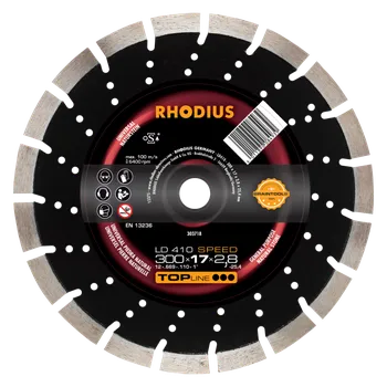 Řezný kotouč RHODIUS Diamantový řezný kotouč LD410 SPEED 300 x 17,0 x 2,8 x 25,40* TOPline