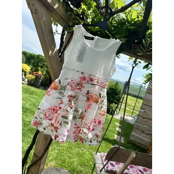 Dívčí šaty made in Italy Dívčí slavnostní šaty 24501 barva: oranžová, Rozměr: 140