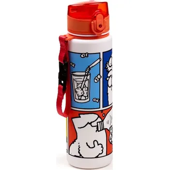 Sada nádobí Nerozbitná láhev s víčkem s kočkou Simon's Cat