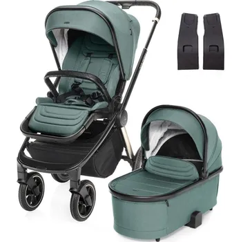 Kočárek ZOPA kombinovaný kočárek set Move Cross 3 + korba Move Xl + adaptéry Antique Green/Gold