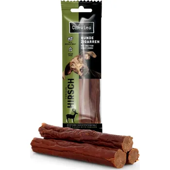 Pamlsek pro psa Chewies Hundezigarren Jelení salámky 75 g