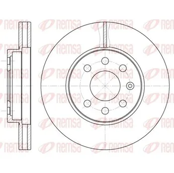 Brzdový kotouč Brzdový kotouč REMSA 6573.10