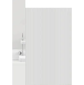 Sprchový závěs GRUND Sprchový závěs VERTICAL bílo-šedá 180x200 cm