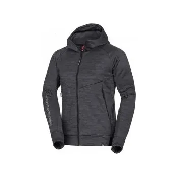 Pánská mikina Northfinder Ken darkgreymelange S; Šedá mikina + DÁREK DLE VÝBĚRU!