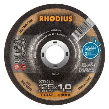 Řezný kotouč RHODIUS Extra tenký řezný kotouč XTK10 125 x 1,0 x 22,23 TOPline