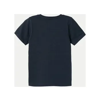Pánské tričko NAME IT T-Shirt 13232197 Tmavomodrá Regular Fit 116
