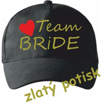 Čepice ON-DESIGN Čepice na rozlučku se svobodou TÝM NEVĚSTY Barva: černá