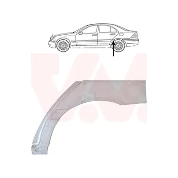 Blatník karosérie Boční stěna VAN WEZEL 3032143