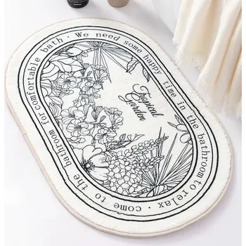 Koupelnová předložka Koberec do koupelny rychleschnoucí protiskluzový - Koupelnová předložka F,S 60 x 40 cm