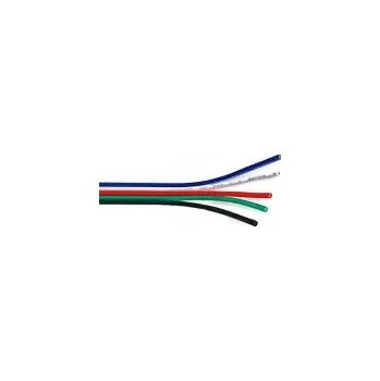 elektrický kabel Kabel 5 žilový plochý, 5x 0,5 mm2 , 1 m