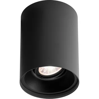 Wever & Ducré Stropní svítidlo subtilní váleček Solid GU10 Barva vnější / barva vnitřní: Černá / Černá 133120B0 Stropní svítidlo subtilní váleček Solid GU10