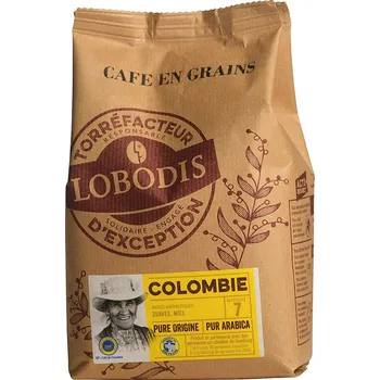 Káva Lobodis Zrnková káva z Kolumbie, 500 g