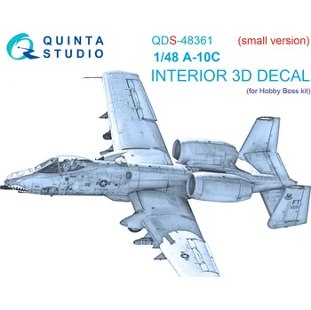Plastikový model Quinta studio 1/48 A-10C 3D-Printed&col. Interior (HOBBYB) SMALL