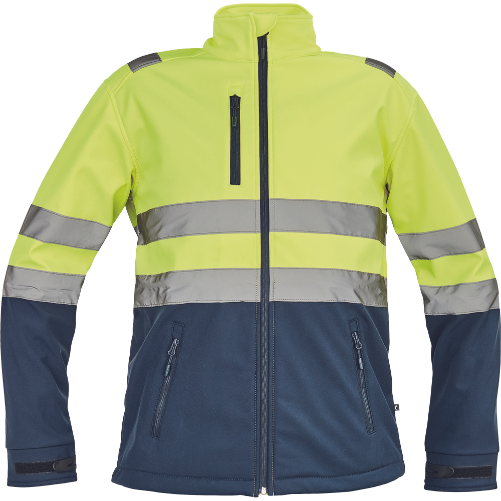 Cerva GRANADA HV softshellová bunda oranžová/navy vel.L