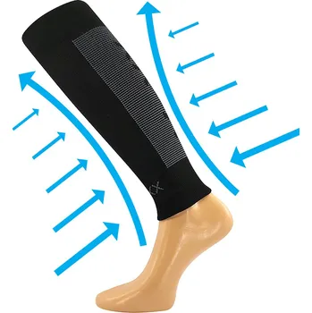 VoXX Formig kompresní návleky na lýtko černé Velikost: S-M