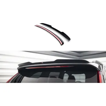 Tuning Prodloužení spoileru Volvo XC90 R-Design Mk2 Facelift černý lesklý plast