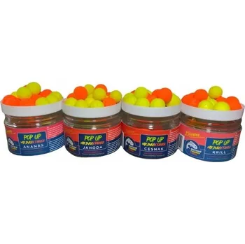 Boilies Pop Up Boilie Method Feeder Fans Fluo 15mm 50ml - Jahoda