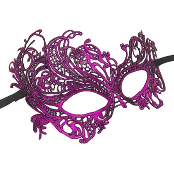 Karnevalová maska Amparo Miranda® Škraboška SM016P Purple