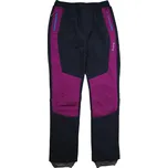 Dívčí softshellové kalhoty, zateplené - Wolf B2295, tmavě modrá/ fialovorůžová Barva: Modrá tmavě, Velikost: 122