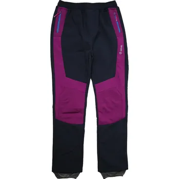 Dívčí kalhoty Dívčí softshellové kalhoty, zateplené - Wolf B2295, tmavě modrá/ fialovorůžová Barva: Modrá tmavě, Velikost: 122