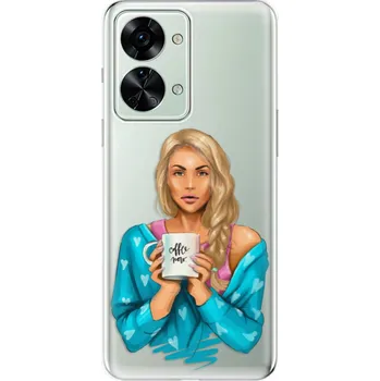 Pouzdro na mobilní telefon Odolné silikonové pouzdro iSaprio - Coffe Now - Blond - OnePlus Nord 2T 5G