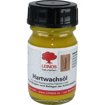 Olej na dřevo LEINOS naturfarben LEINOS 290.054 Tvrdovoskový olej 30 ml vzorek pískově žlutý