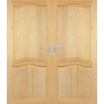 Interiérové dveře ArchoD Dvoukřídlé dřevěné dveře dýhované z borovice Dakota