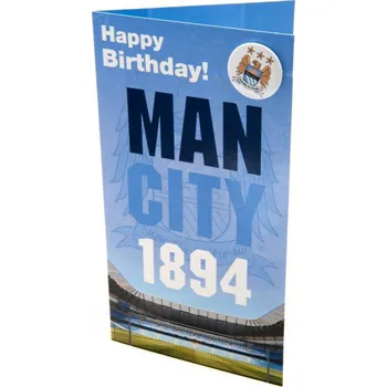 OUKY Blahopřání Manchester City FC 1894 s odznakem