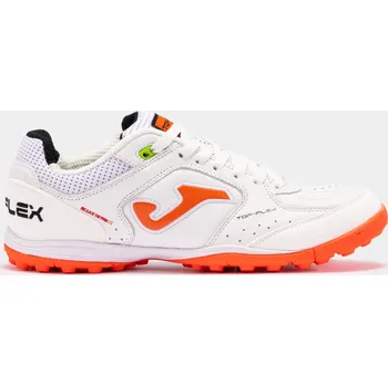Kopačky JOMA TOP FLEX 2302 TURFY PÁNSKÉ - Bílá, Oranžová - velikost 10 uk