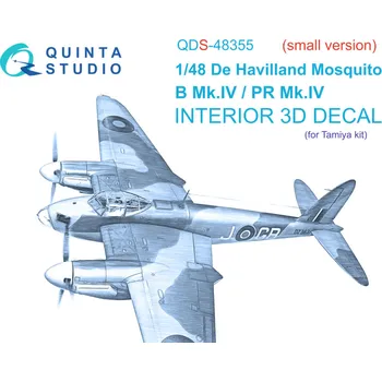 Plastikový model Quinta studio 1/48 DH Mosquito B Mk.IV/PR Mk.IV 3D-col.Int.SMALL