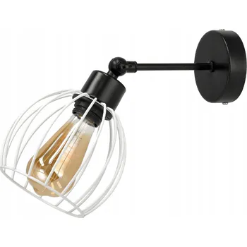 BERGE LED nástěnné svítidlo - 1xE27 - DRUCIAN WHITE sféra P0004-KB002