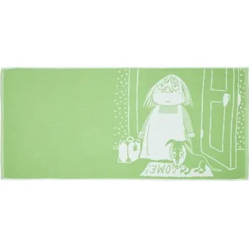 Froté osuška Moomin Misabel green 70 x 140, Finlayson Finsko Světle zelená