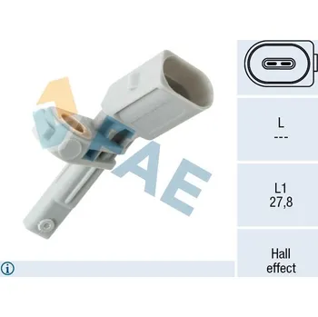 Přislušenství brzdového systému Snímač, počet otáček kol FAE 78141