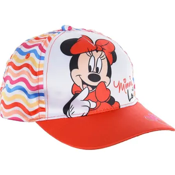 Kšiltovka Dívčí kšiltovka DISNEY MINNIE HAPPY GENERATION bílá Velikost: 54 cm