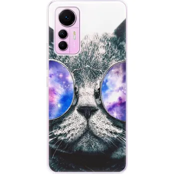 Pouzdro na mobilní telefon Odolné silikonové pouzdro iSaprio - Galaxy Cat - Xiaomi 12 Lite