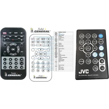 Dálkový ovladač General JVC RM-SNXPN10A - náhradní dálkový ovladač