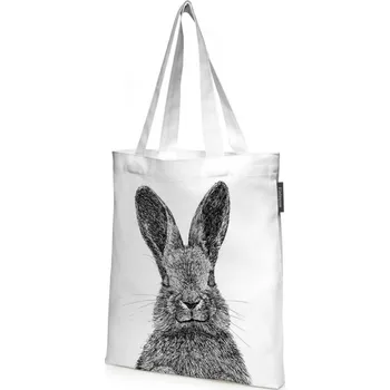 Nákupní taška Bavlněná taška Pupu a Kettu black white 36x42, Finlayson Finsko