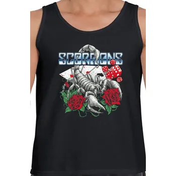 Pánské tílko tílko Scorpions - Scorpion And Roses