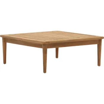 Zahradní stůl Teakový zahradní konferenční stolek Kave Home Portitxol 80 x 80 cm
