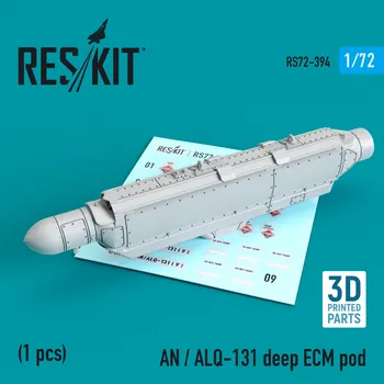 Plastikový model Reskit 1/72 AN / ALQ-131 deep ECM pod 3D-Print