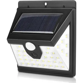 Zahradní dekorace Solar SS40/2 Solární LED světlo s PIR čidlem 40x LED set 2 kusů (Solární LED světlo s PIR čidlem pohybu)