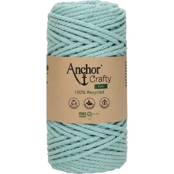 Příze Anchor Crafty fine 117 Mentolová (Příze na macrame Anchor Crafty fine 117 Mint blue)
