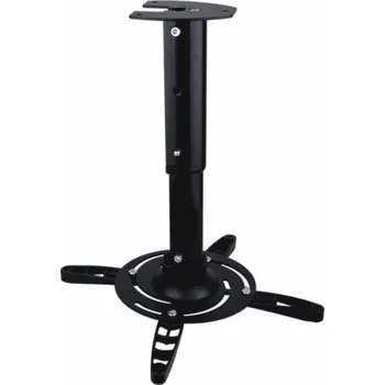 Projekční technika ART P-102 - Držák - pro projektor - kov, hliník - černý - stropní