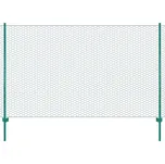 Drátěný ocelový plot se sloupky ocel…