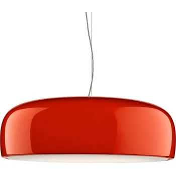 Flos F1367035 Smithfield S Pro, červené závěsné svítidlo, 45W LED 2700K stmívatelné, prům. 60cm