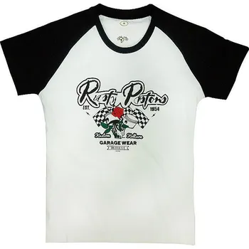 Dámské tričko Dámské tričko Rusty Pistons Rptsw36 Ona white/black - L / bílá
