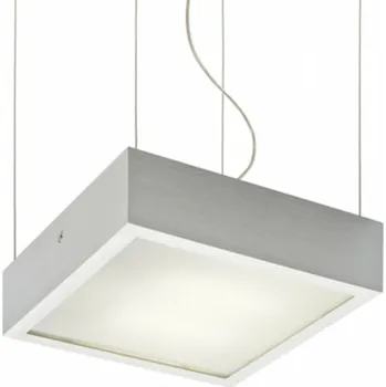 Svítidlo RENDL STRUCTURAL LED 20x20 závěsná česaný hliník 230V LED 12W 3000K R13709