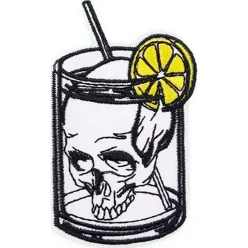 Nášivka Nášivka lebka Rocka Skull Drink Lemon